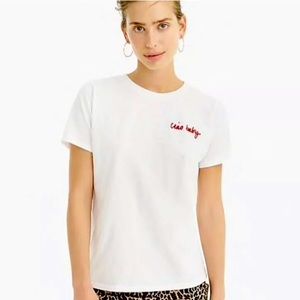 J crew tee Ciao Baby size Large